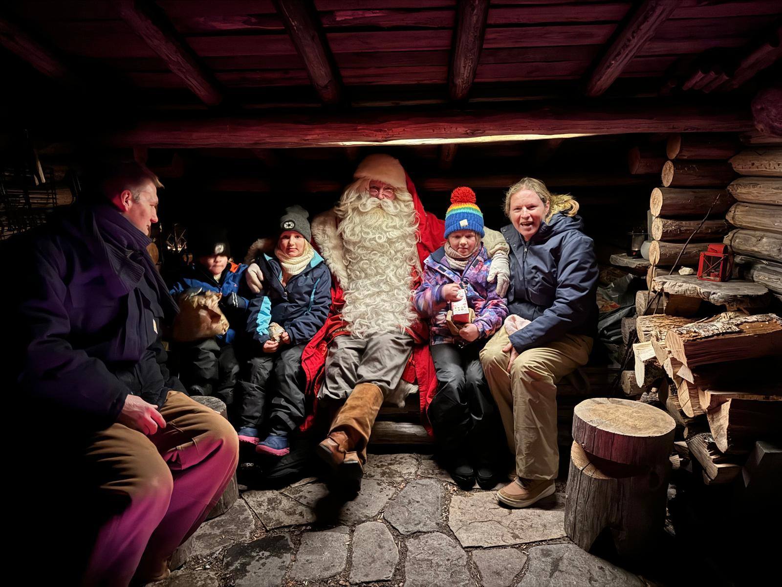 Santa at the Cottage
